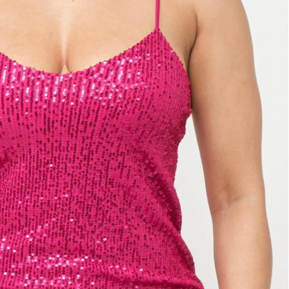 Spaghetti strap mini dress - Picture 5 of 9